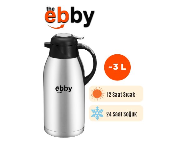 THE EBBY KOMPLE ÇELİK TERMOS