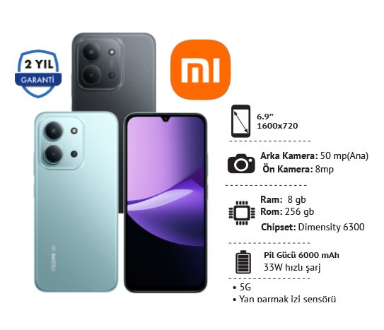 XIAOMI Xiaomi Redmi 15C 5G 256 GB Cep Telefonu