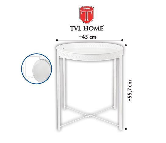 Tvl Home Metal Tepsili Sehpa