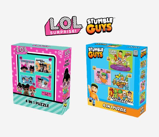 Lol-Stumble Guys Lisanslı Puzzle