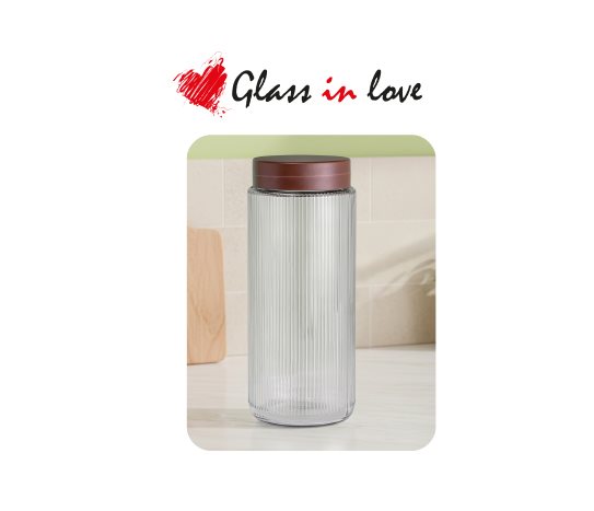 Glass in Love Cam Gravürlü Kavanoz