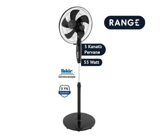 Range Vantilatör 5 Kanat 55 w