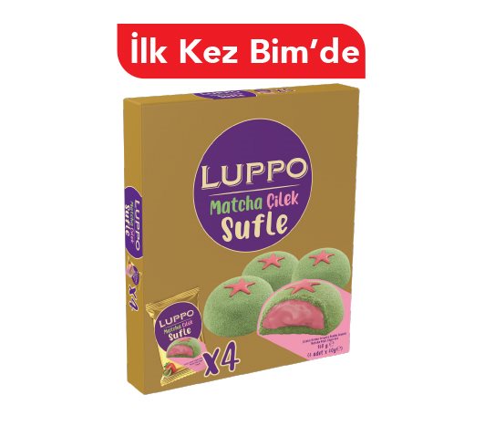 Şölen Luppo Matcha Çilek Sufle Kek