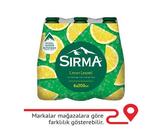 Sırma Limon Aromalı C Plus Vitaminli Maden Suyu