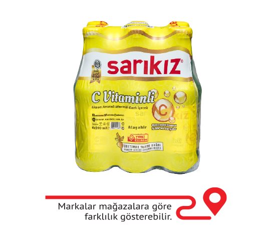 Sarıkız Limon Aromalı C Vitaminli Maden Suyu