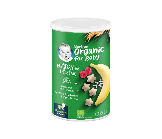 Gerber Organik Pirinç ve Buğday Patlağı