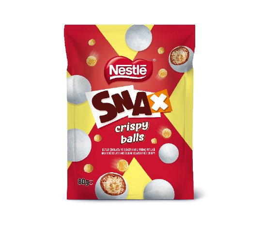Nestle Snax Sütlü Çikolata ve Şeker Kaplı Pirinç Patlağı