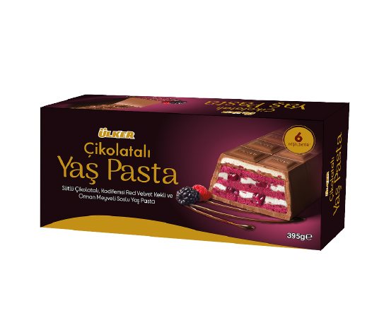 Ülker Sütlü Çikolata Kaplı Orman Meyveli Yaş Pasta