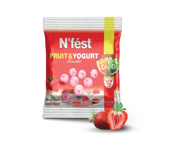Nfest Çilekli Kuru Meyve Küpleri