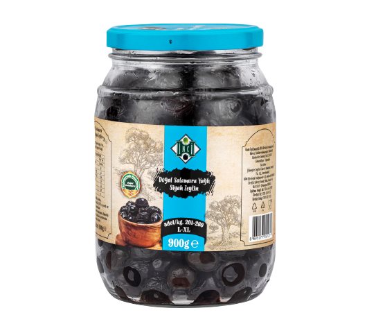 İnci Siyah Zeytin 201-260 Adet/Kg