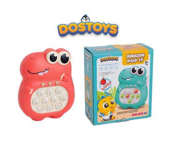 Dostoys Dinozor Pop-İt Oyuncağı