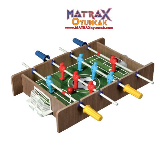 Matrax Oyuncak Ahşap Masa Maçı Oyunu
