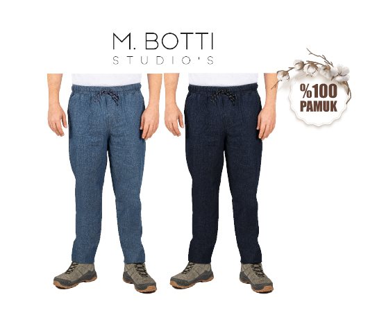 M.Botti Studio's Büyük Beden Kot Pantolon Erkek