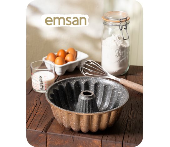 Emsan Alüminyum Döküm Kek Kalıbı ~25 cm