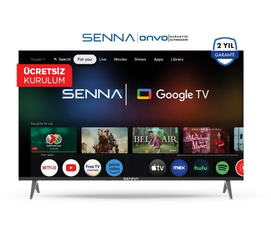 Senna 55 İnç Frameless Ultra HD Qled Google TV 55UQ9500F
