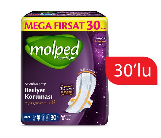 Molped Supernight Hijyenik Ped Gece