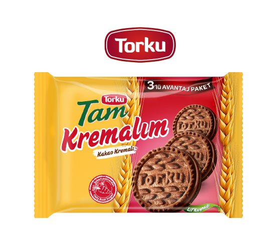 Torku Tam Kremalım Kakao Kremalı Bisküvi