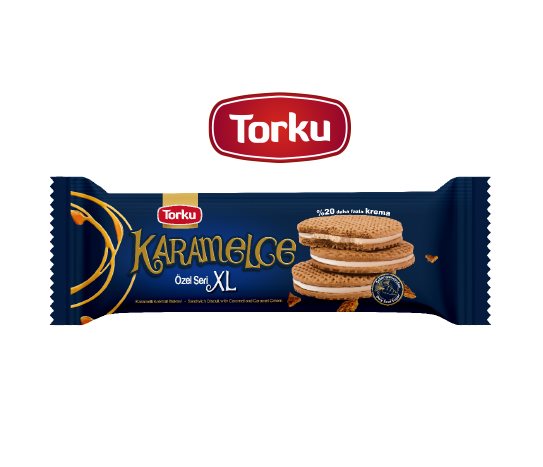 Torku Karamelce Karamelli Kremalı Bisküvi XL