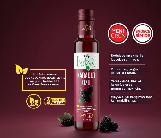 JUCY VİTAL KARADUT ÖZÜ