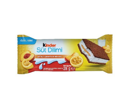 Kinder Şeftali Çarkıfelek Meyveli Süt Dilimi