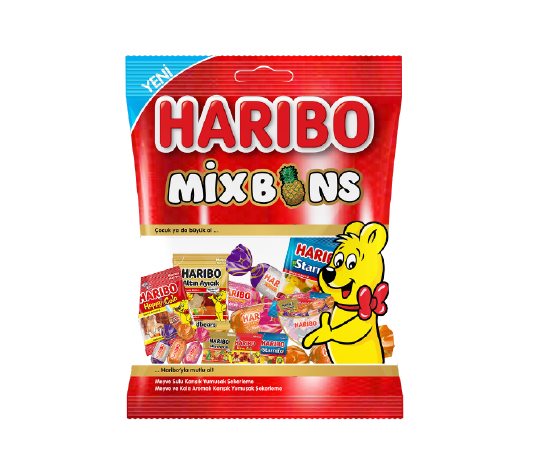 Haribo Mixbons Meyve Sulu Karışık Yumuşak Şekerleme