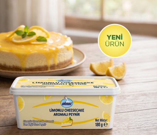 AKNAZ LİMONLU CHEESECAKE AROMALI TAM YAĞLI TAZE PEYNİR
