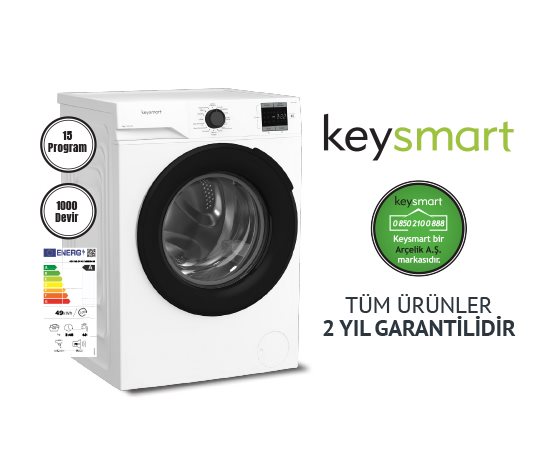 Keysmart 9 KG ÇAMAŞIR MAKİNESİ KEY 910 CM