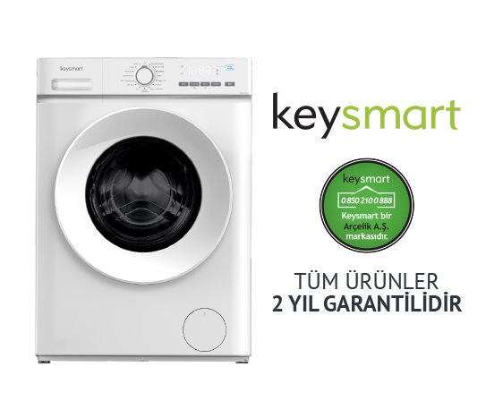 Keysmart 7 KG ÇAMAŞIR MAKİNASI KEY 712 CM