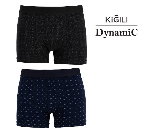 Kiğılı Dynamic Desenli Boxer Erkek