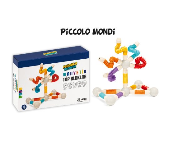 Piccolo Mondi Mıknatıslı Tüp Blok