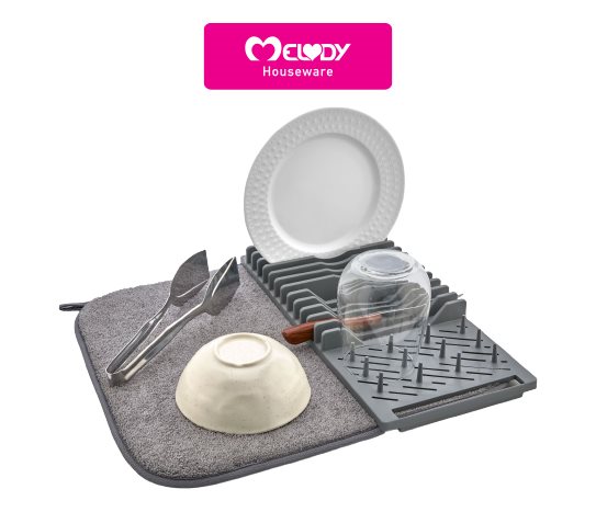 Melody Houseware Mikrofiber Altlıklı Bulaşıklık