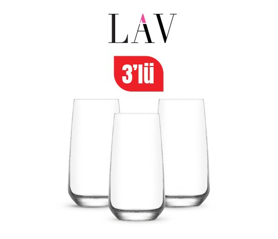 Lav Lal Meşrubat Bardağı ~480 cc