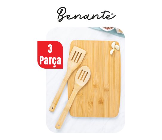 Benante Servis Kaşıklı Kesme Tahtası