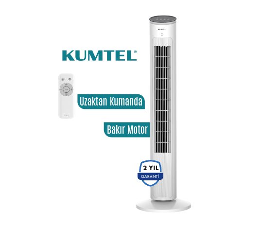 Kumtel Uzaktan Kumandalı Kule Vantilatör KTF-360