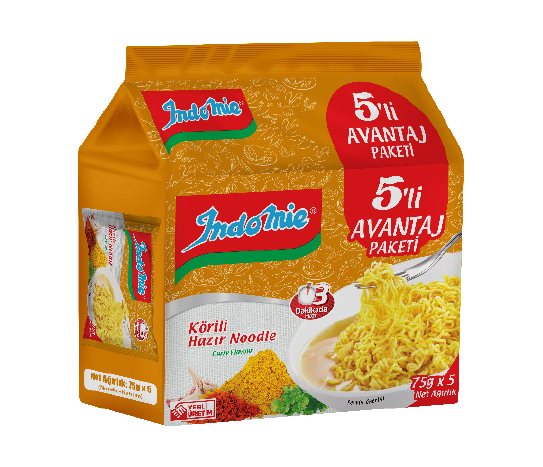 Indomie 5’li Paket Köri Aromalı Noodle