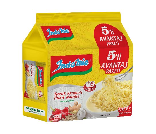 Indomie 5’li Paket Tavuk Aromalı Noodle
