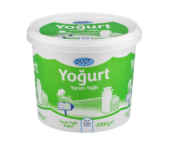 Dost Yarım Yağlı Yoğurt