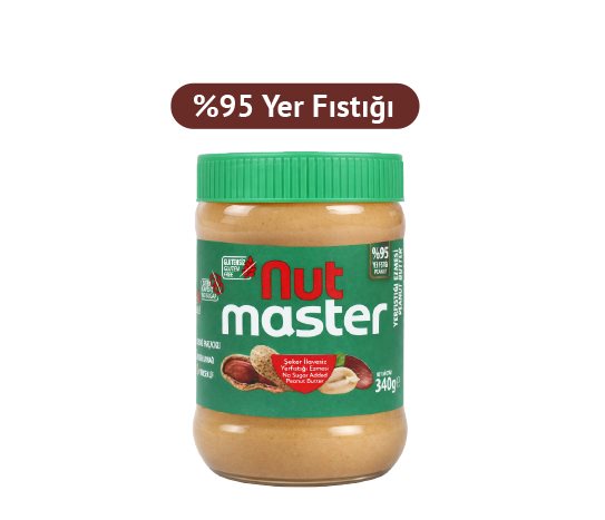 Nut Master Şeker İlavesiz Yer Fıstığı Ezmesi