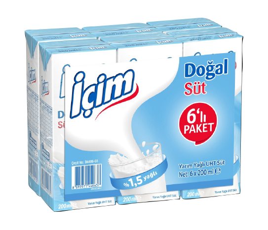 İçim %1,5 Yağlı Süt
