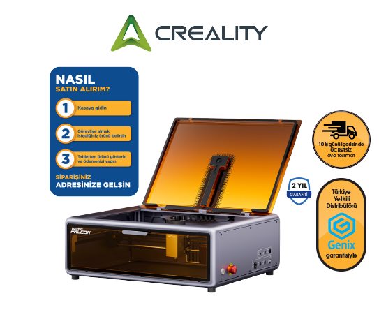 CREALITY FALCON A1 LAZER GRAVÜR CİHAZI