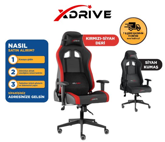 XDRIVE XDRIVE 15’Lİ PLUS OYUNCU KOLTUĞU
