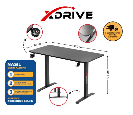 XDRIVE XDRIVE RÜZGAR OYUNCU MASASI