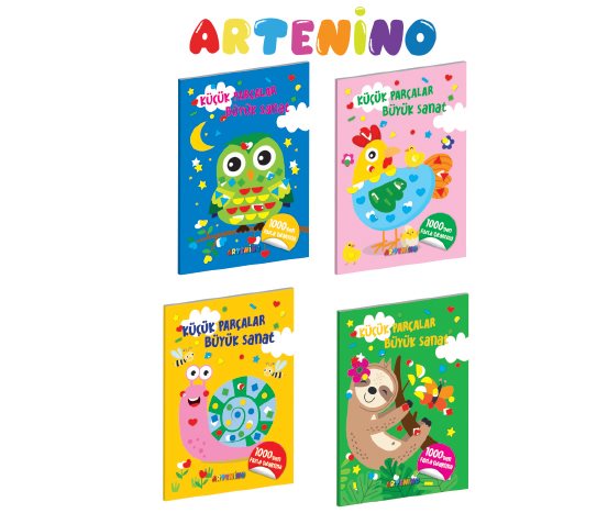 Artenino Çıkartmalı Aktivite Kitapları