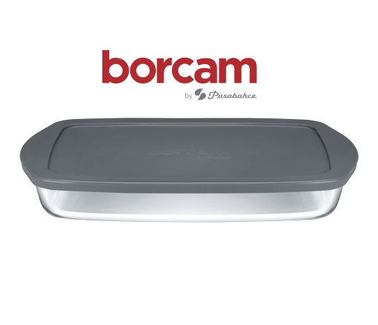 Borcam by Paşabahçe Dikdörtgen Kapaklı Fırın Tepsisi