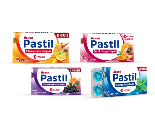 Ülker Şekersiz Pastil Çeşitleri
