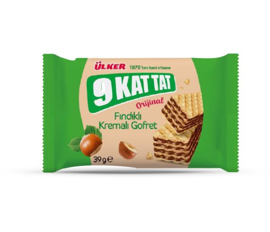 Ülker 9 Kat Tat Fındık Kremalı Gofret