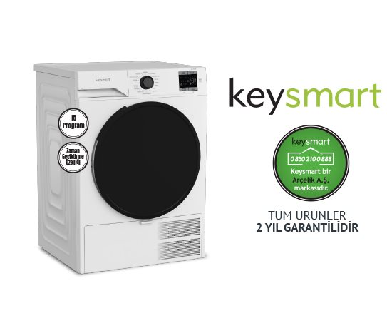 Keysmart 9 KG ÇAMAŞIR KURUTMA MAKİNASI KEY 90 KM
