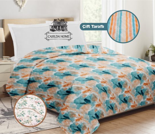 Casilda Home KAPİTONELİ YATAK ÖRTÜSÜ ÇİFT KİŞİLİK ~200x220 cm