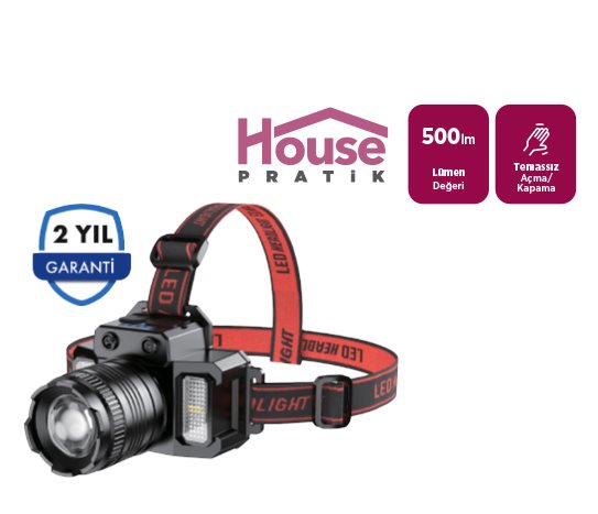 House Pratik Kafa Lambası HP100