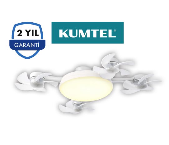 Kumtel Led Lambalı Vantilatör Drone Pervaneli